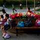 Children skate at a newly built recreation park in Pyongyang.